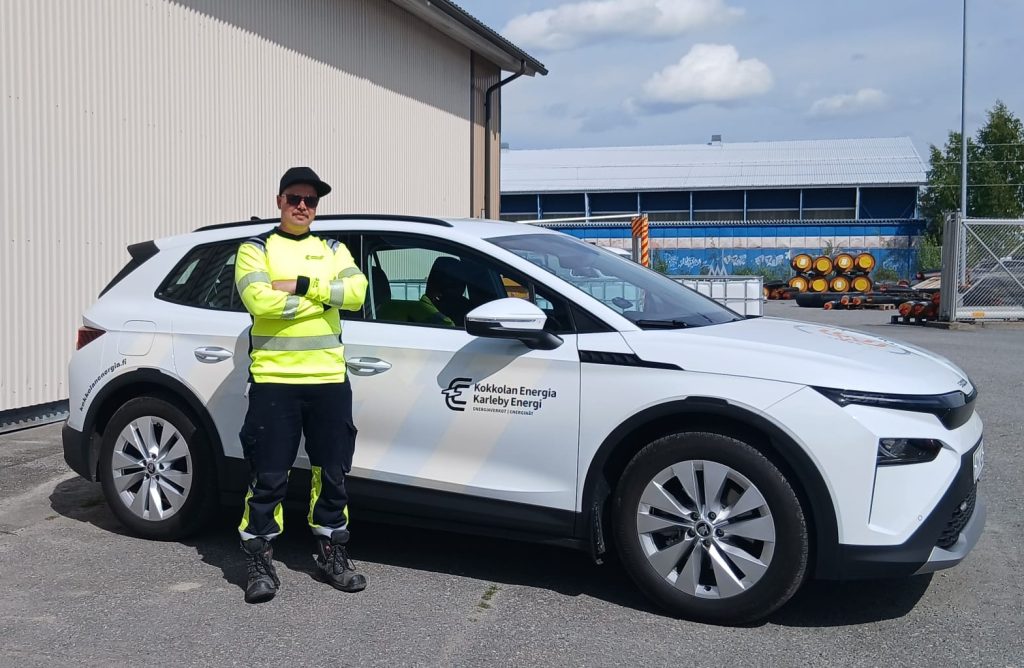Kokkolan Energian leasingauto.