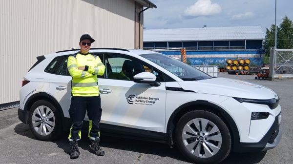 Kokkolan Energian leasingauto.